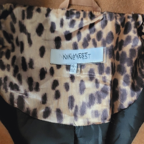 NWT Women's Nine West Single-Breasted Wool Blend Walker Jacket XXL - Picture 9 of 11